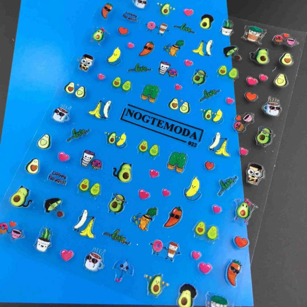 Наклейки Nogtemoda № 022