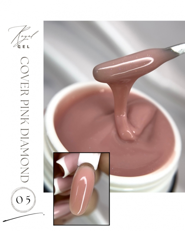 Камуфлирующий гель Royal Cover Pink Diamond №5 
