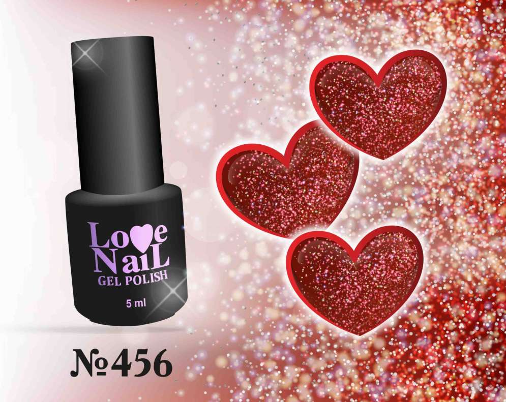 456 LOVE NAIL ГЕЛЬ ЛАК класса Premium                    