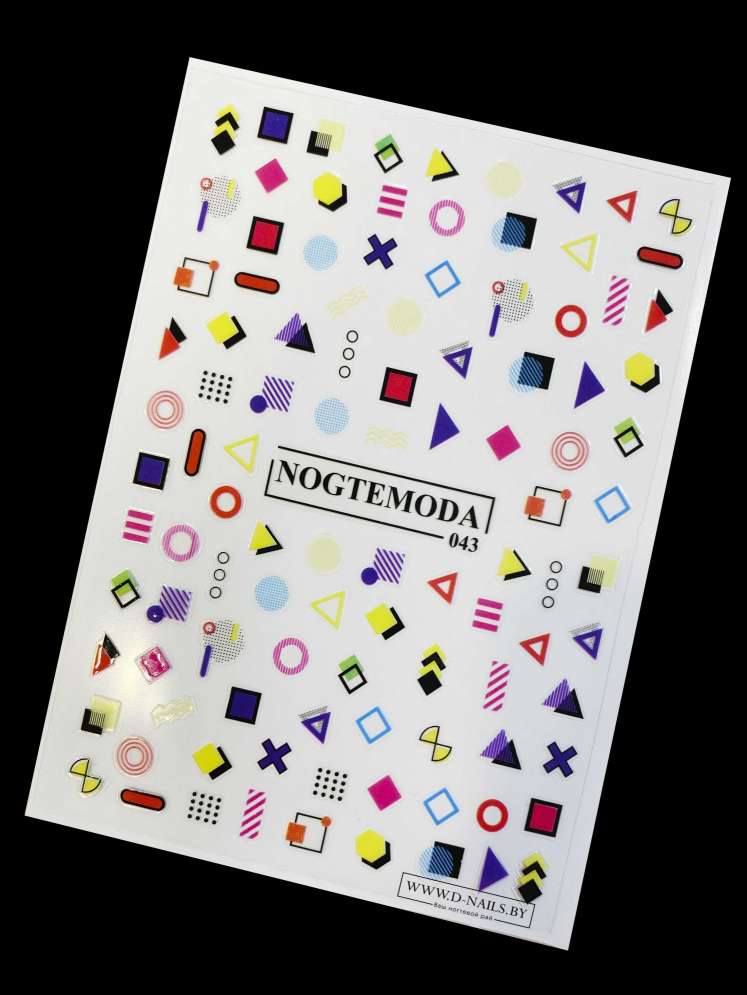 Наклейки Nogtemoda № 043