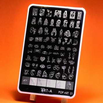 Пластина для стемпинга MAX Pop art 01