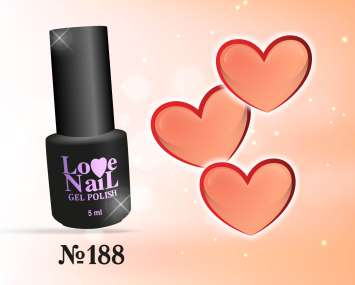 188 LOVE NAIL ГЕЛЬ ЛАК класса Premium  