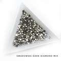 Стразы Swarovski DARK DIAMOND MIX 1440 шт (микс размеры)     