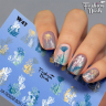 Fashion Nails Слайдер-дизайн WHITE № 43