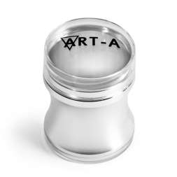 Штамп серебро, силиконовый 3,9 см. +скрапер 