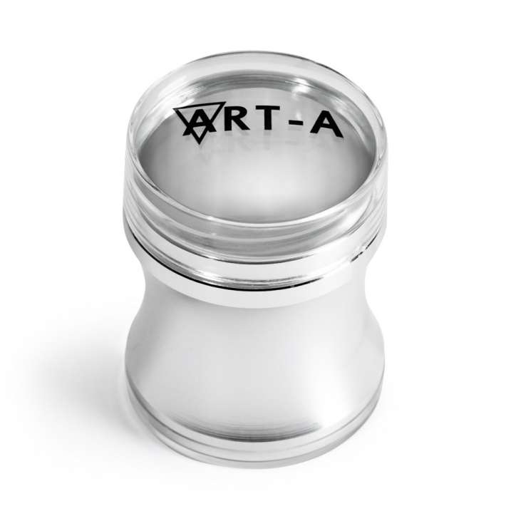 Штамп серебро, силиконовый 3,9 см. +скрапер 