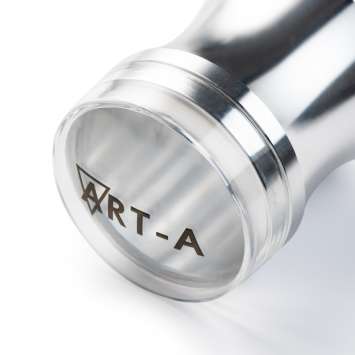 Штамп серебро, силиконовый 3,9 см. +скрапер 