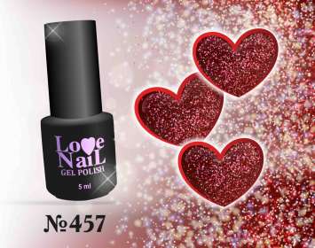 457 LOVE NAIL ГЕЛЬ ЛАК класса Premium                     