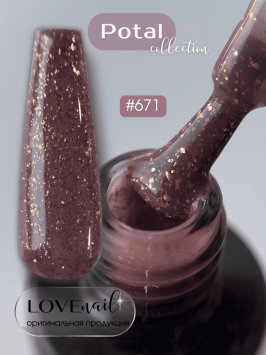 671 LOVE NAIL ГЕЛЬ ЛАК класса Premium   