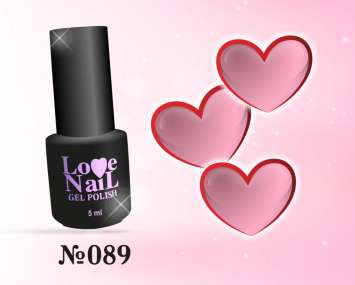 089 LOVE NAIL ГЕЛЬ ЛАК класса Premium    