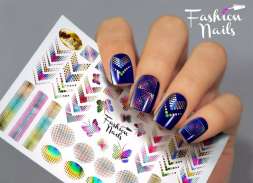 Fashion Nails Слайдер-дизайн METALLIC № 44