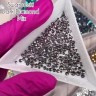 Стразы Swarovski DARK DIAMOND MIX 144 шт (микс размеры)    
