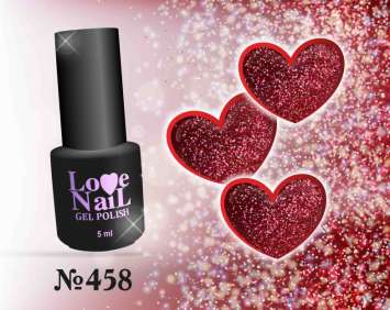 458 LOVE NAIL ГЕЛЬ ЛАК класса Premium                      