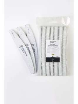 Algebra Beauty Пилки на пластиковой основе 150/180 грит XL Лодка 20 шт    