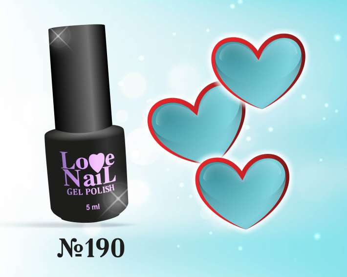190 LOVE NAIL ГЕЛЬ ЛАК класса Premium   