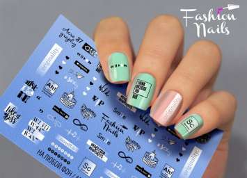 Fashion Nails Слайдер-дизайн AEROGRAPHY № 37