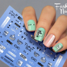 Fashion Nails Слайдер-дизайн AEROGRAPHY № 37