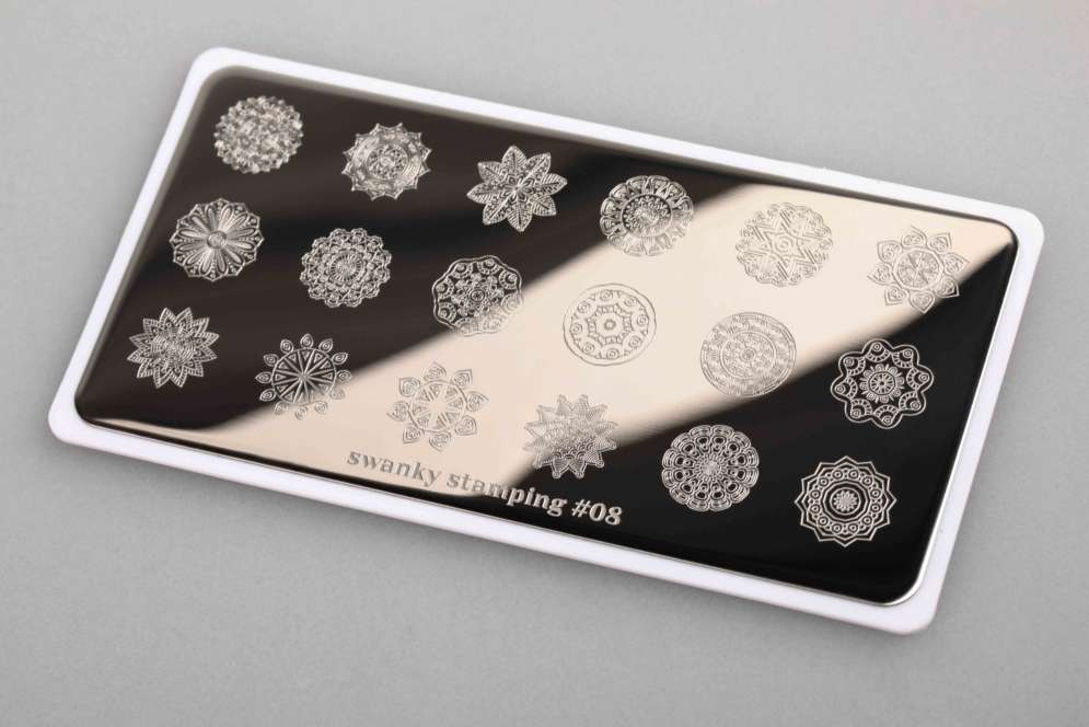 Пластина для стемпинга Swanky Stamping 08