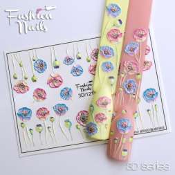 Fashion Nails Слайдер-дизайн 3D № 121