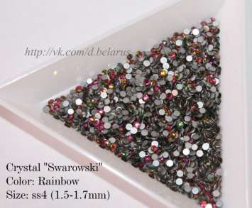 Стразы ss4 Rainbow 1.5-1.7mm 100шт  