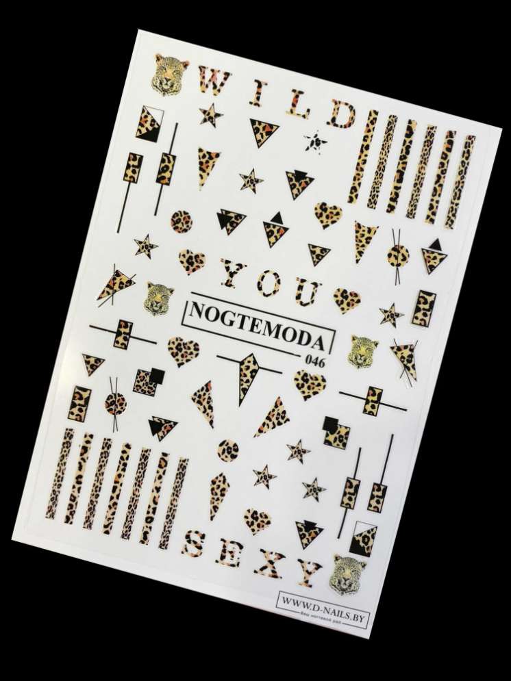 Наклейки Nogtemoda № 046