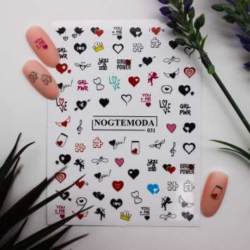 Наклейки Nogtemoda № 031