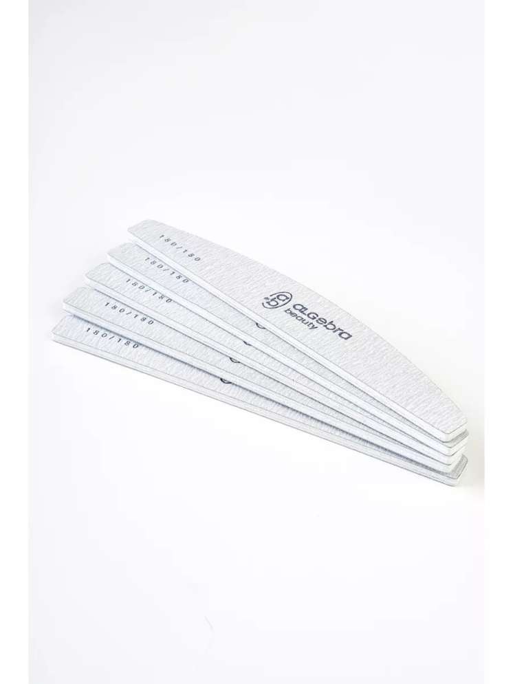 Algebra Beauty Пилки на пластиковой основе 180/180 грит XL Лодка 20 шт    