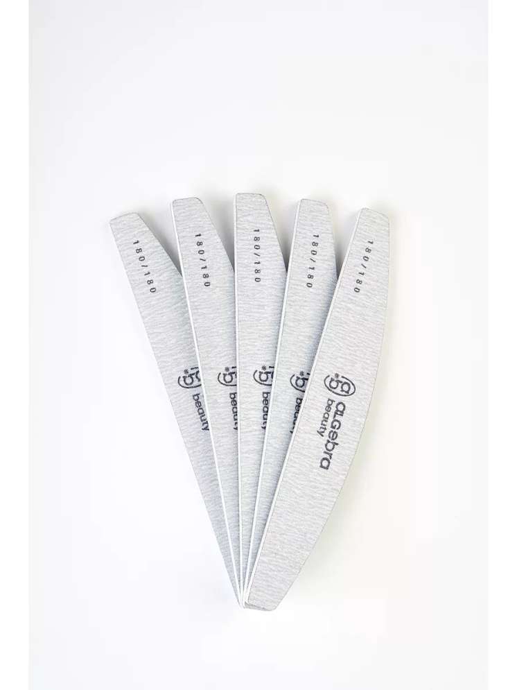 Algebra Beauty Пилки на пластиковой основе 180/180 грит XL Лодка 20 шт    