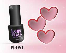 091 LOVE NAIL ГЕЛЬ ЛАК класса Premium     