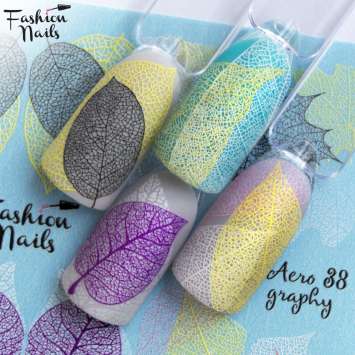 Fashion Nails Слайдер-дизайн AEROGRAPHY № 38