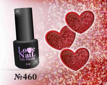 460 LOVE NAIL ГЕЛЬ ЛАК класса Premium                        