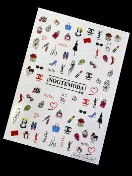Наклейки Nogtemoda № 048