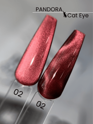 Гель-лак ROYAL 10 ml PANDORA 7D CAT EYE №02