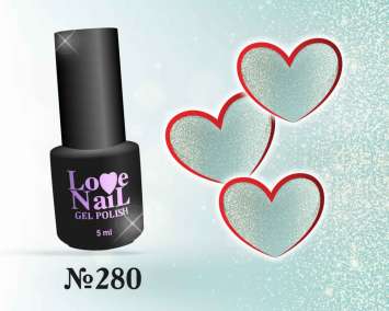 280 LOVE NAIL ГЕЛЬ ЛАК класса Premium                                      