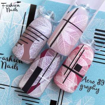 Fashion Nails Слайдер-дизайн AEROGRAPHY № 39