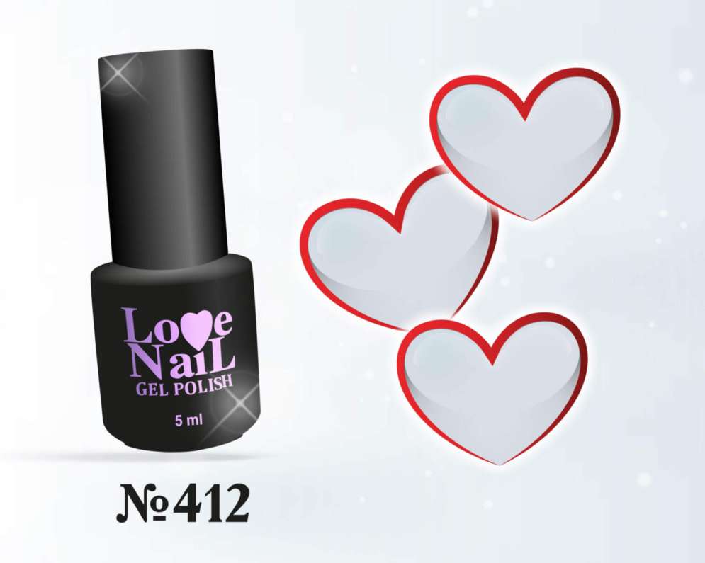 412 LOVE NAIL ГЕЛЬ ЛАК класса Premium   