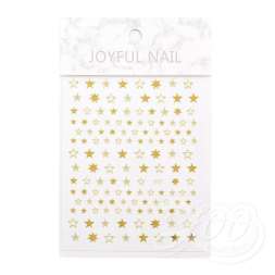 Наклейки звездочки 1385 золото