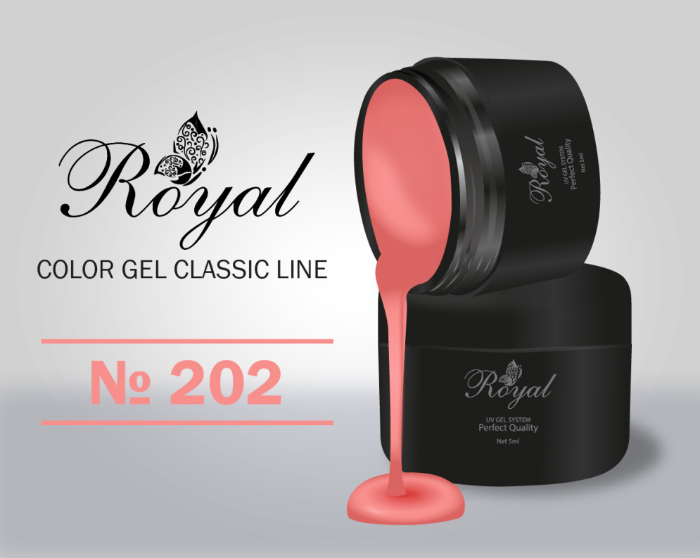 Цветной гель Royal Classic Line 5ml №202
