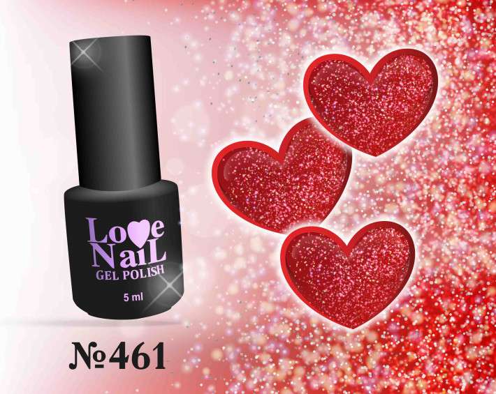461 LOVE NAIL ГЕЛЬ ЛАК класса Premium                         
