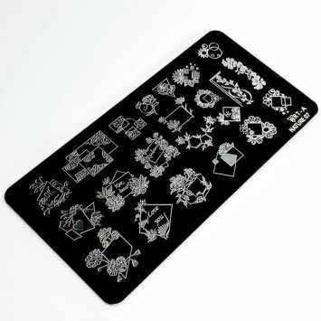 Пластина для стемпинга Nature 07