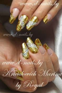 Гель лак ROYAL MIROR (хром) 10 ml №01