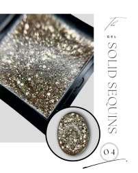 Глиттер-гель "SOLID SEQUINS" 04 5gr  