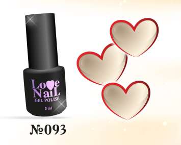 093 LOVE NAIL ГЕЛЬ ЛАК класса Premium  
