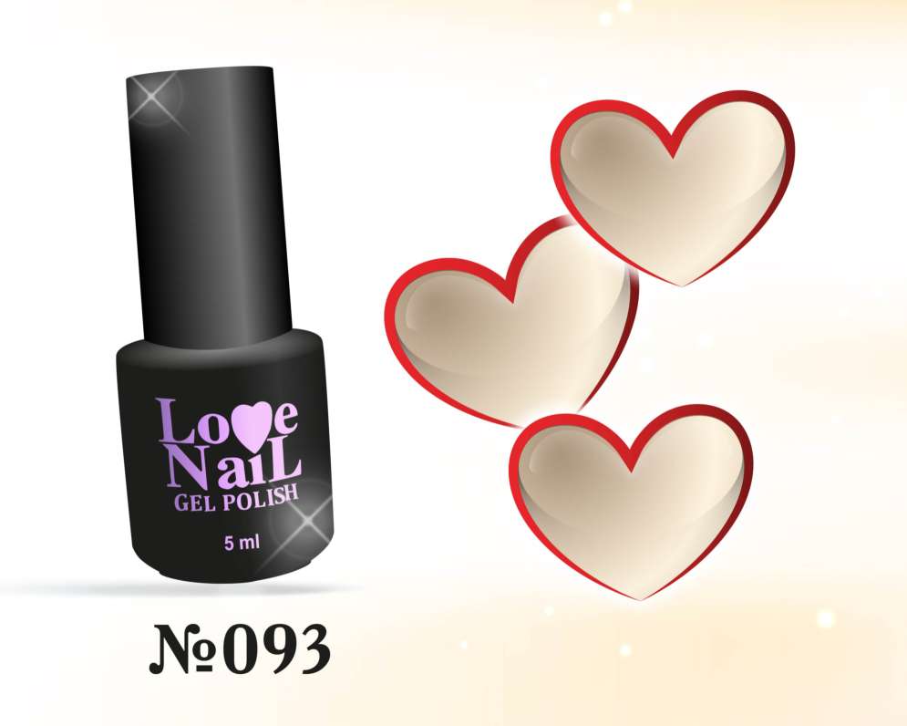 093 LOVE NAIL ГЕЛЬ ЛАК класса Premium  