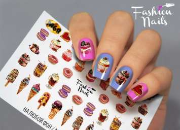 Fashion Nails Слайдер-дизайн METALLIC № 68