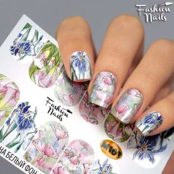Fashion Nails Слайдер-дизайн METALLIC № 103