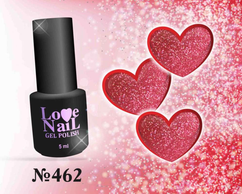 462 LOVE NAIL ГЕЛЬ ЛАК класса Premium                          