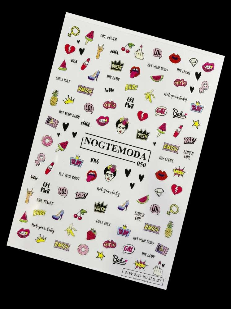 Наклейки Nogtemoda № 050