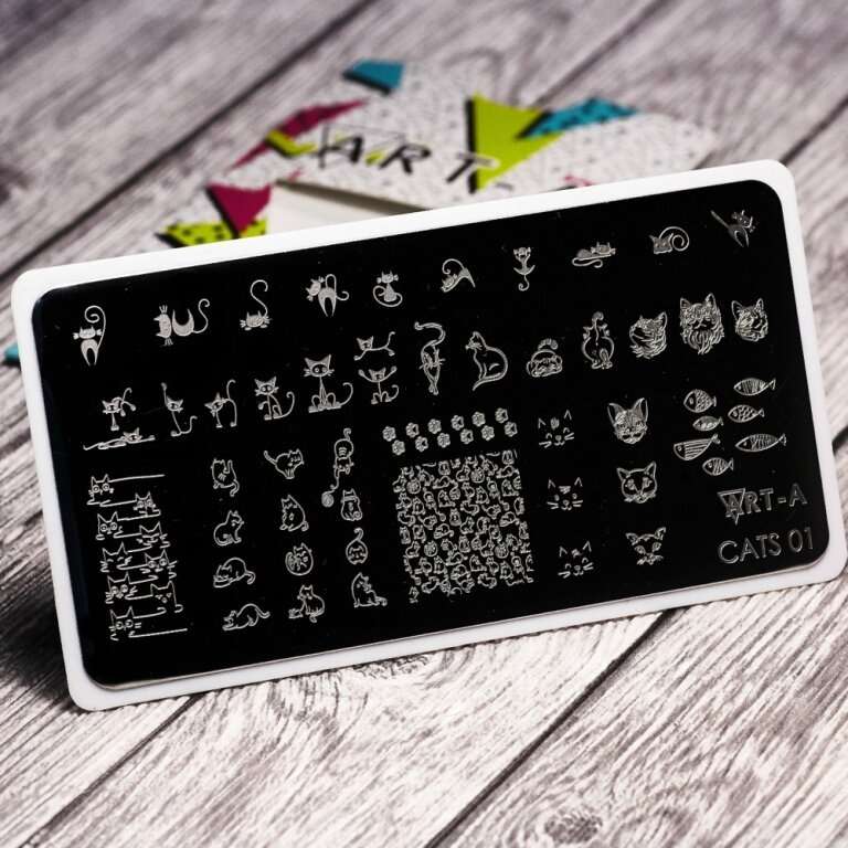 Пластина для стемпинга Cats 01