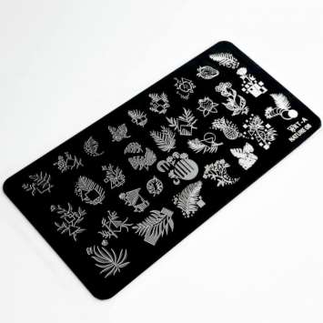 Пластина для стемпинга Nature 08